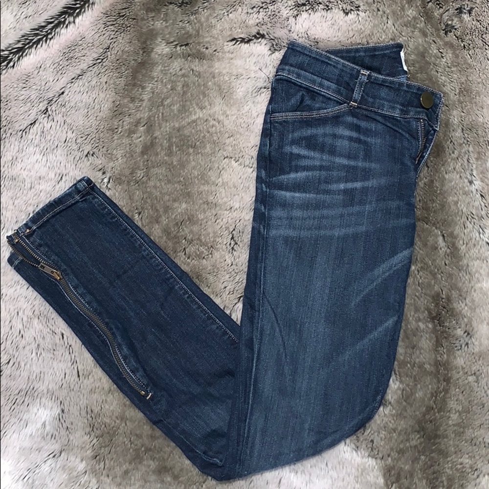 Current Elliott - Cropped Legging with Long Zip